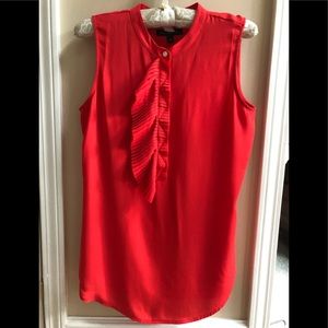Banana Republic Ruffle Front Sleeveless Top